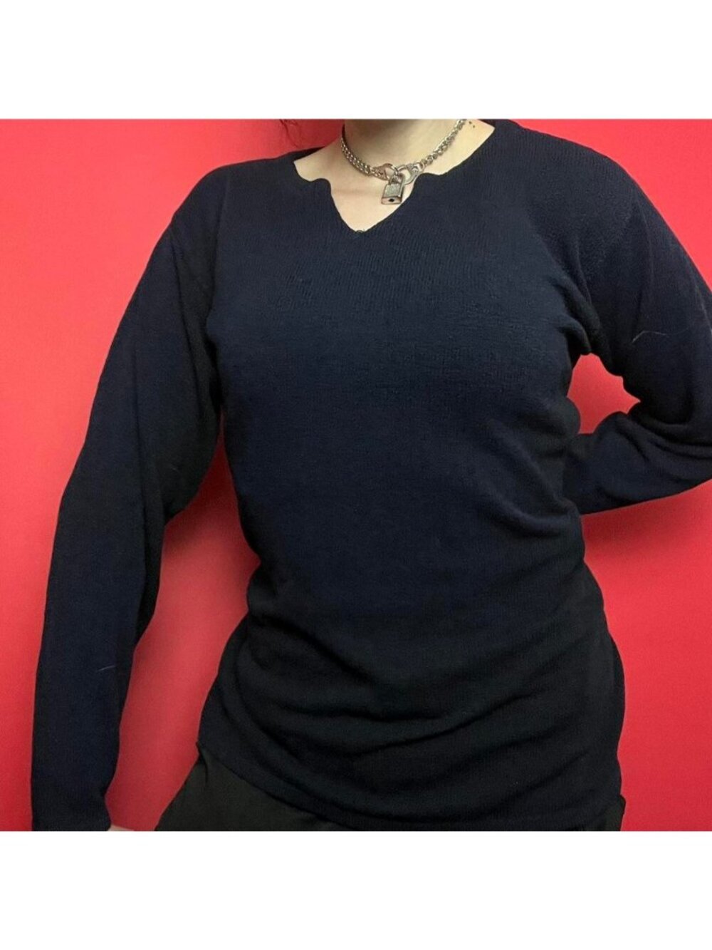 Express tricot  / navy blue sweater 💙💙​